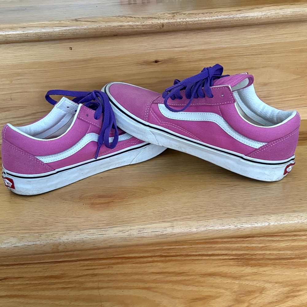 Vans Sneakers in Pink and White